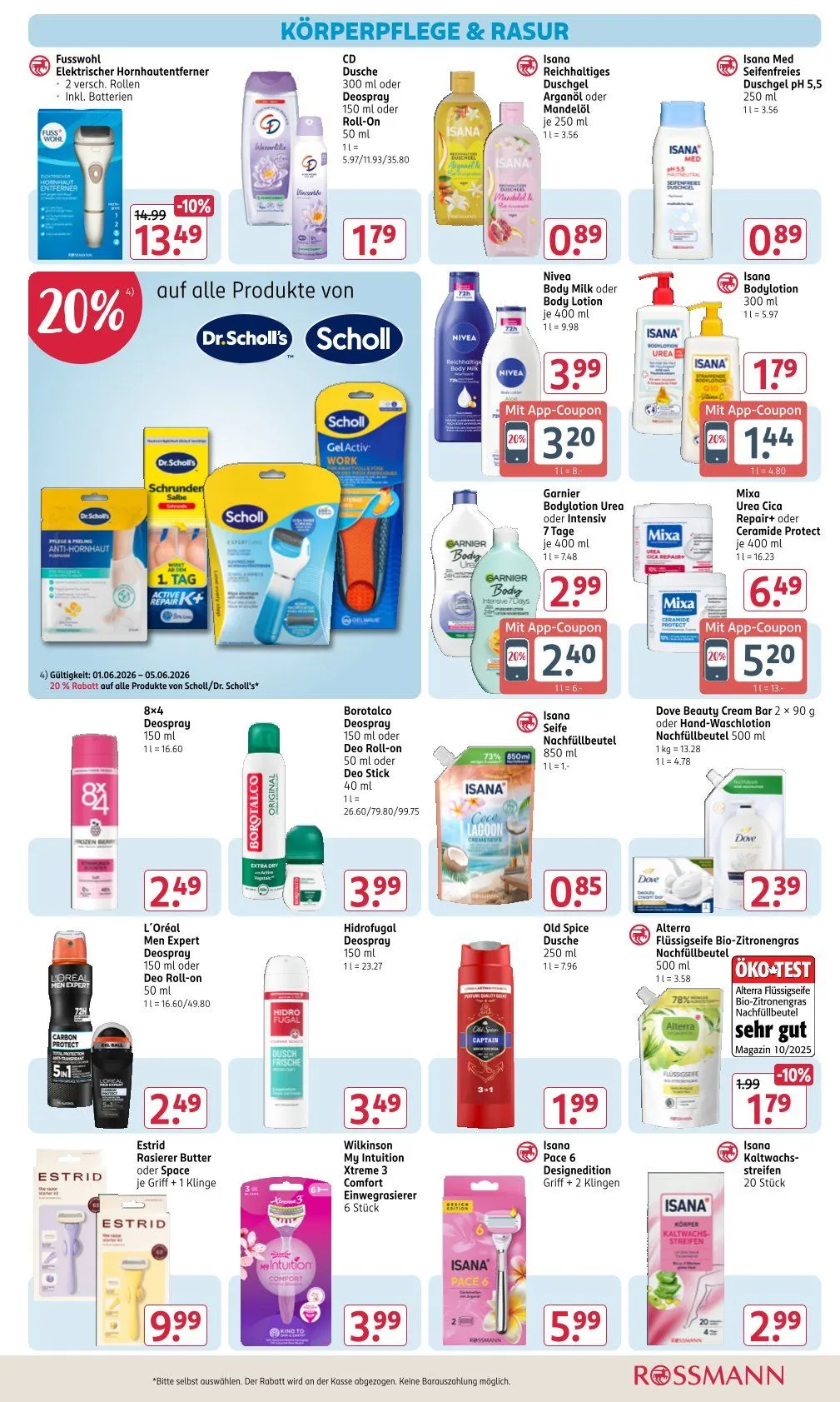 Rossmann Prospekte von 1. Juni bis 6. Juni 2026 - Prospekt seite 10