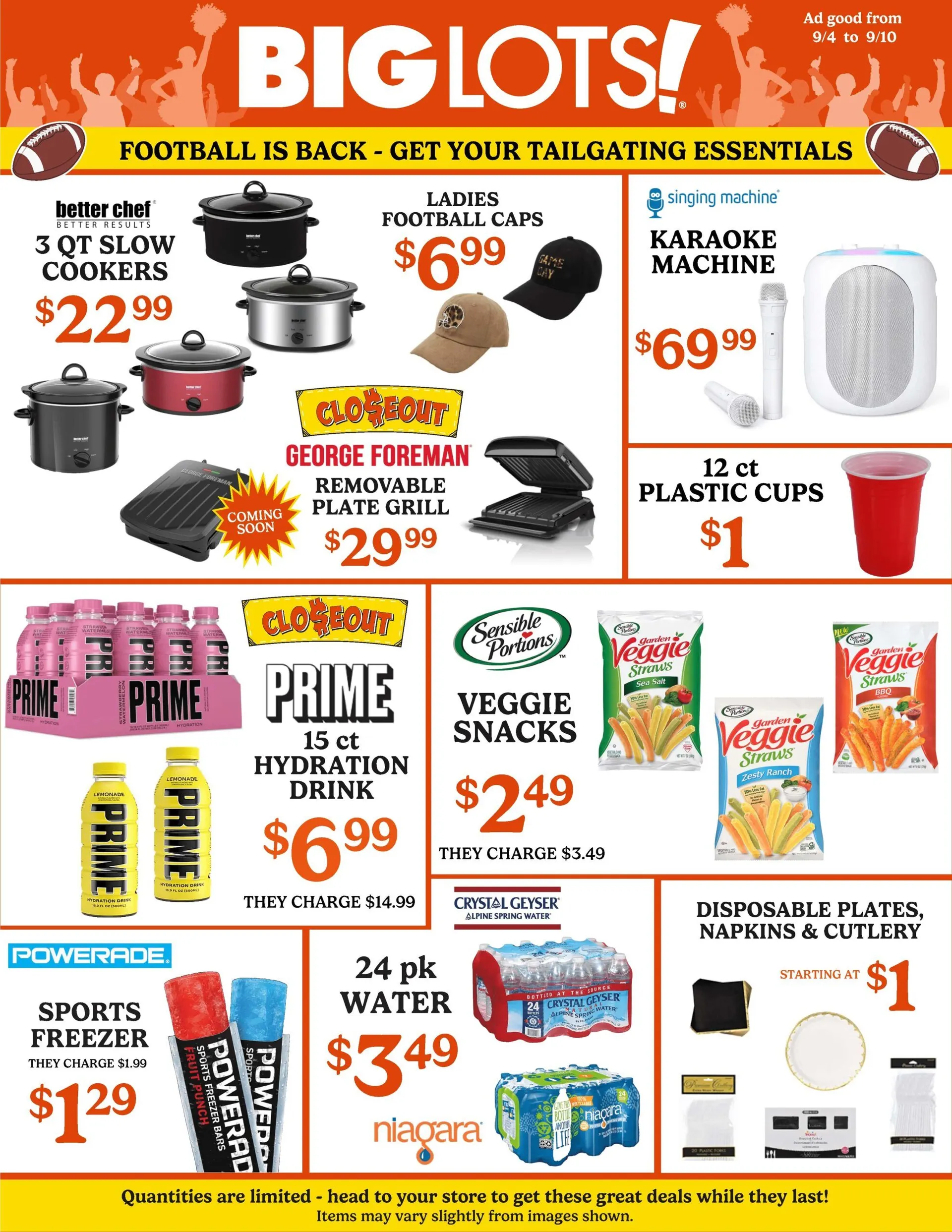 Weekly ad Big Lots Sales from September 4 to September 10 2025 - Page 1
