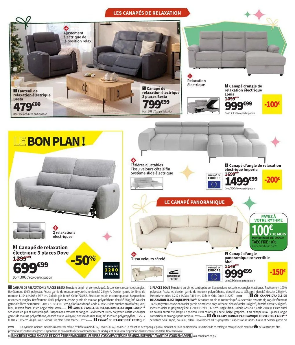 Conforama Catalogue du 1 décembre au 25 décembre 2025 - Catalogue page 10