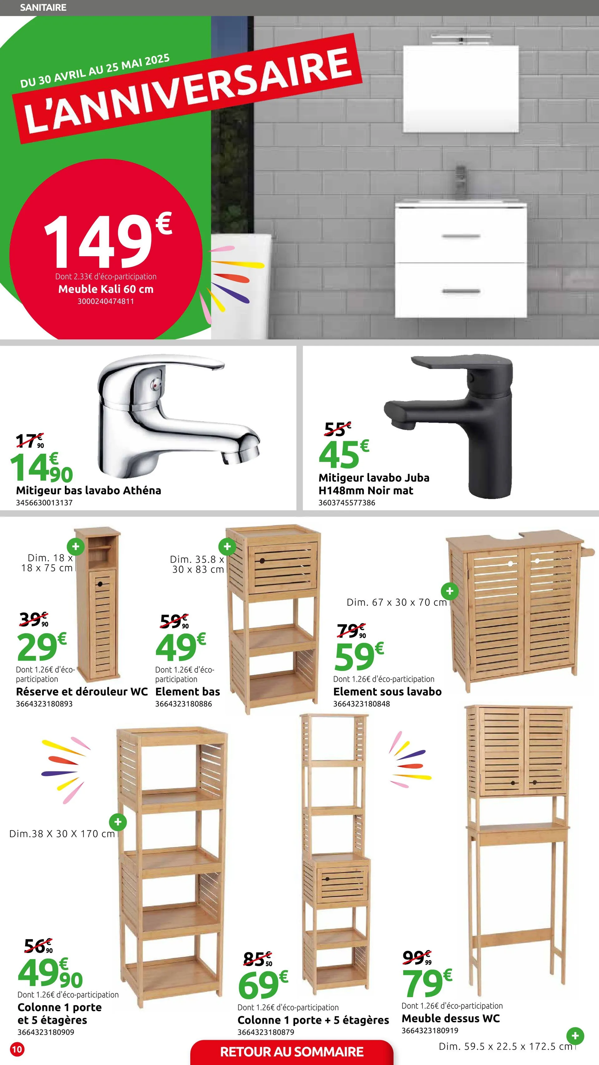 Mr. Bricolage Catalogues  du 30 avril au 25 mai 2025 - Catalogue page 10