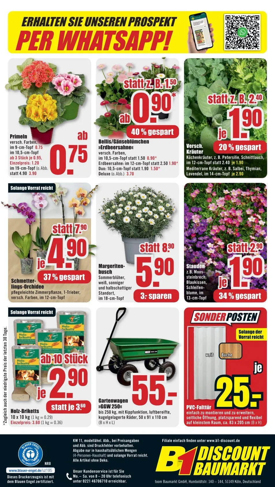 B1 Discount Baumarkt Angebote von 8. März bis 14. März 2025 - Prospekt seite 10