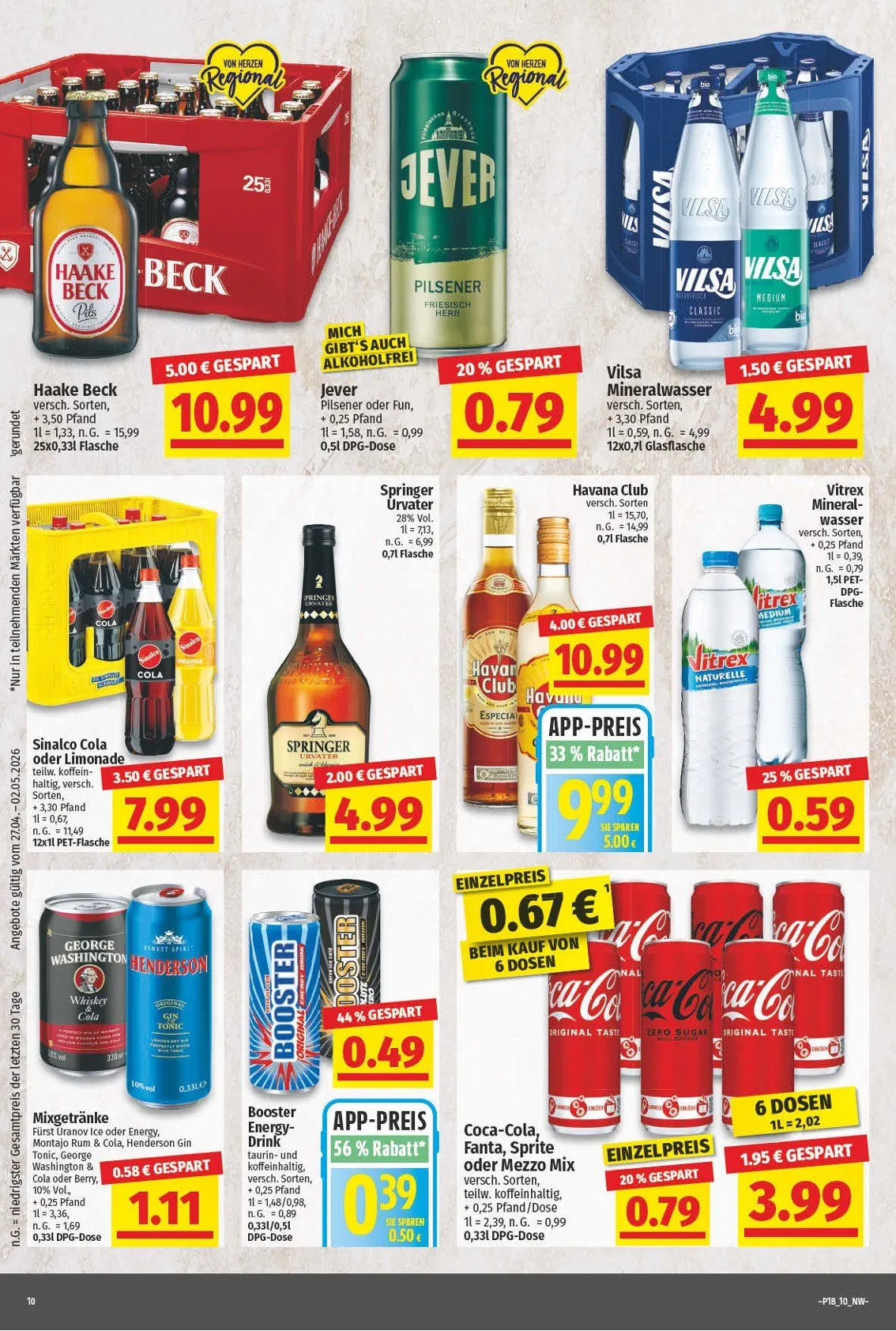  Nah & Gut Prospekte von 27. April bis 2. Mai 2026 - Prospekt seite 10