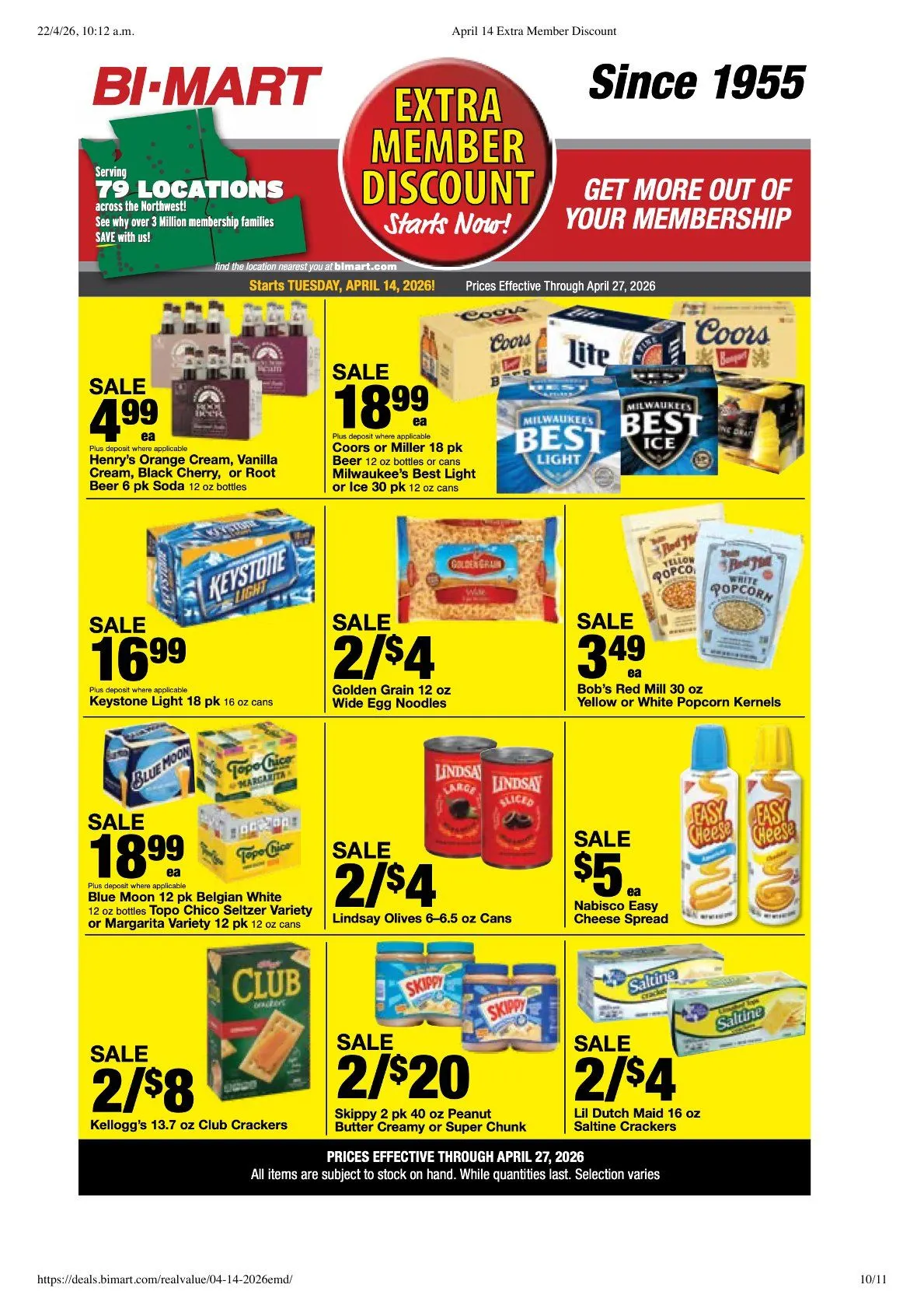 Weekly ad Bi-Mart weekly ads from April 14 to April 27 2026 - Page 10