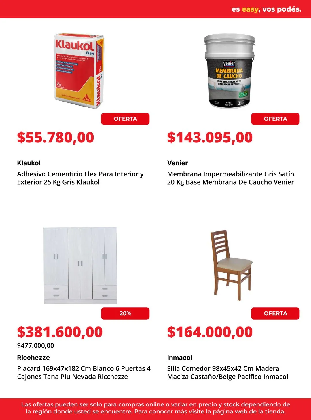 Ofertas de  Easy Ofertas 23 de junio al 7 de julio 2026 - Página 9 del catálogo