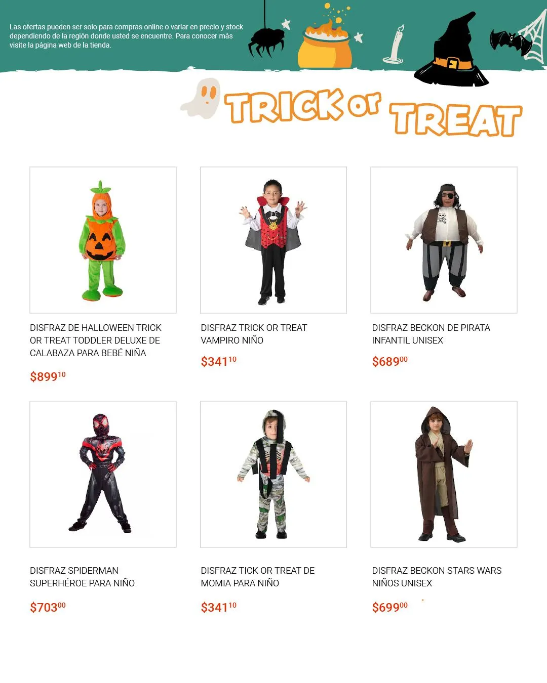 Catálogo de Ofertas y descuentos de Halloween 6 de septiembre al 30 de septiembre 2024 - Pagina 9