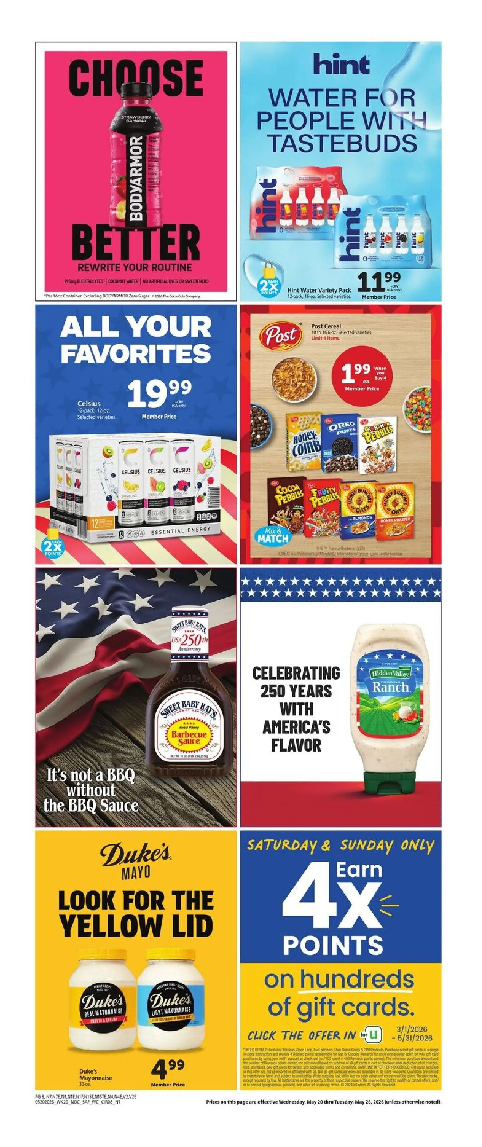 Weekly promotion Safeway Sales spanning from May 20 to May 26 2026 - Page 10 for Catalogue 365