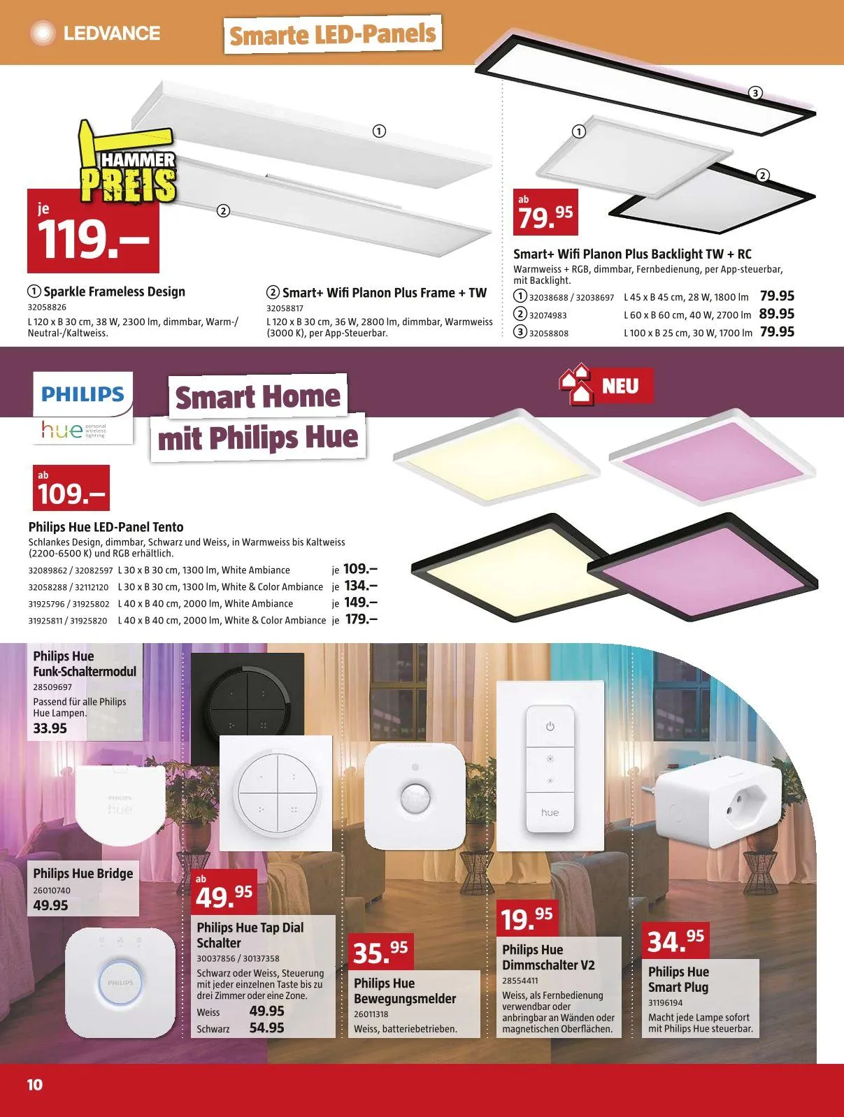 Bauhaus Broschyr Erbjudanden von 25. November bis 29. Dezember 2024 - Prospekt seite  10
