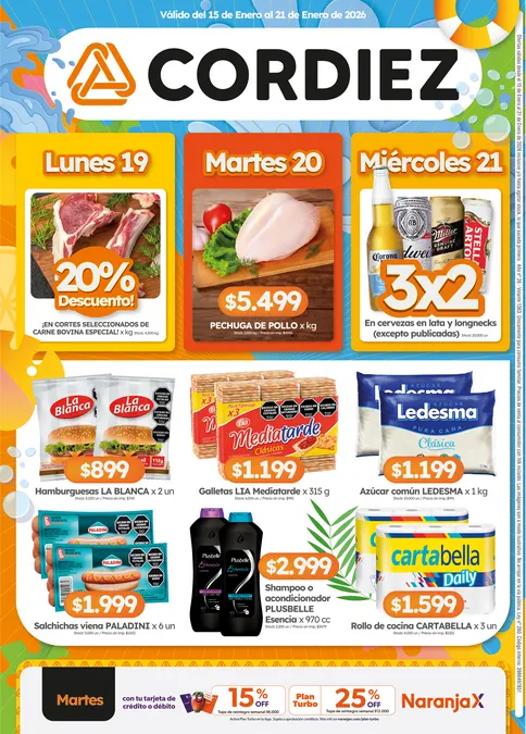 Ofertas de Ofertas Cordiez  15 de enero al 21 de enero 2026 - Página 10 del catálogo