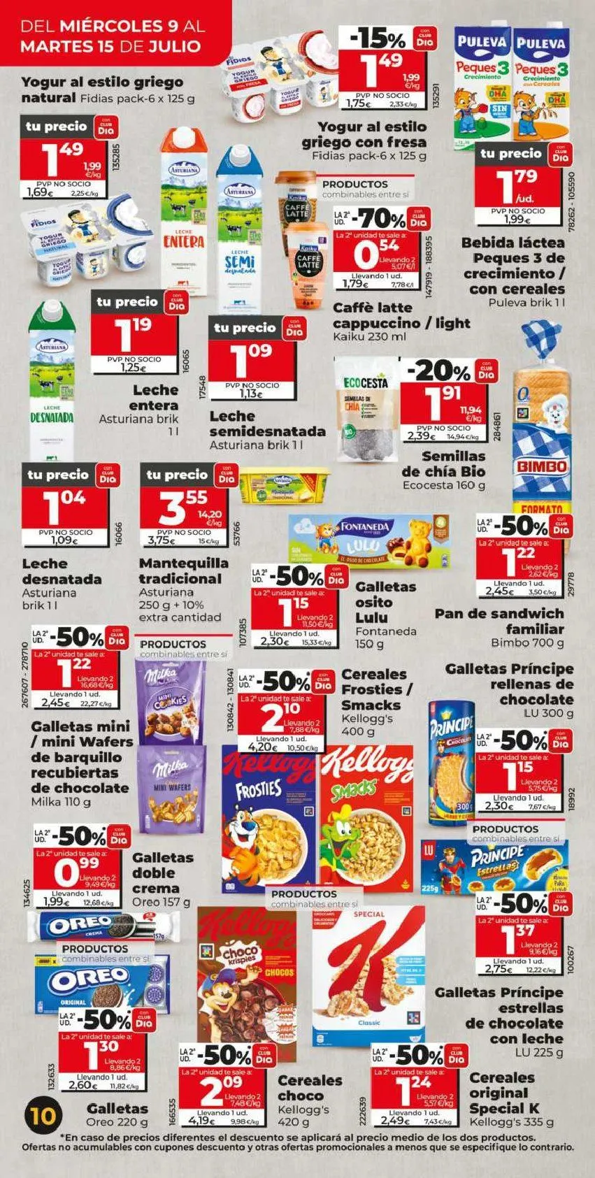 Catálogo de Dia Últimas ofertas 9 de julio al 15 de julio 2025 - Página 10