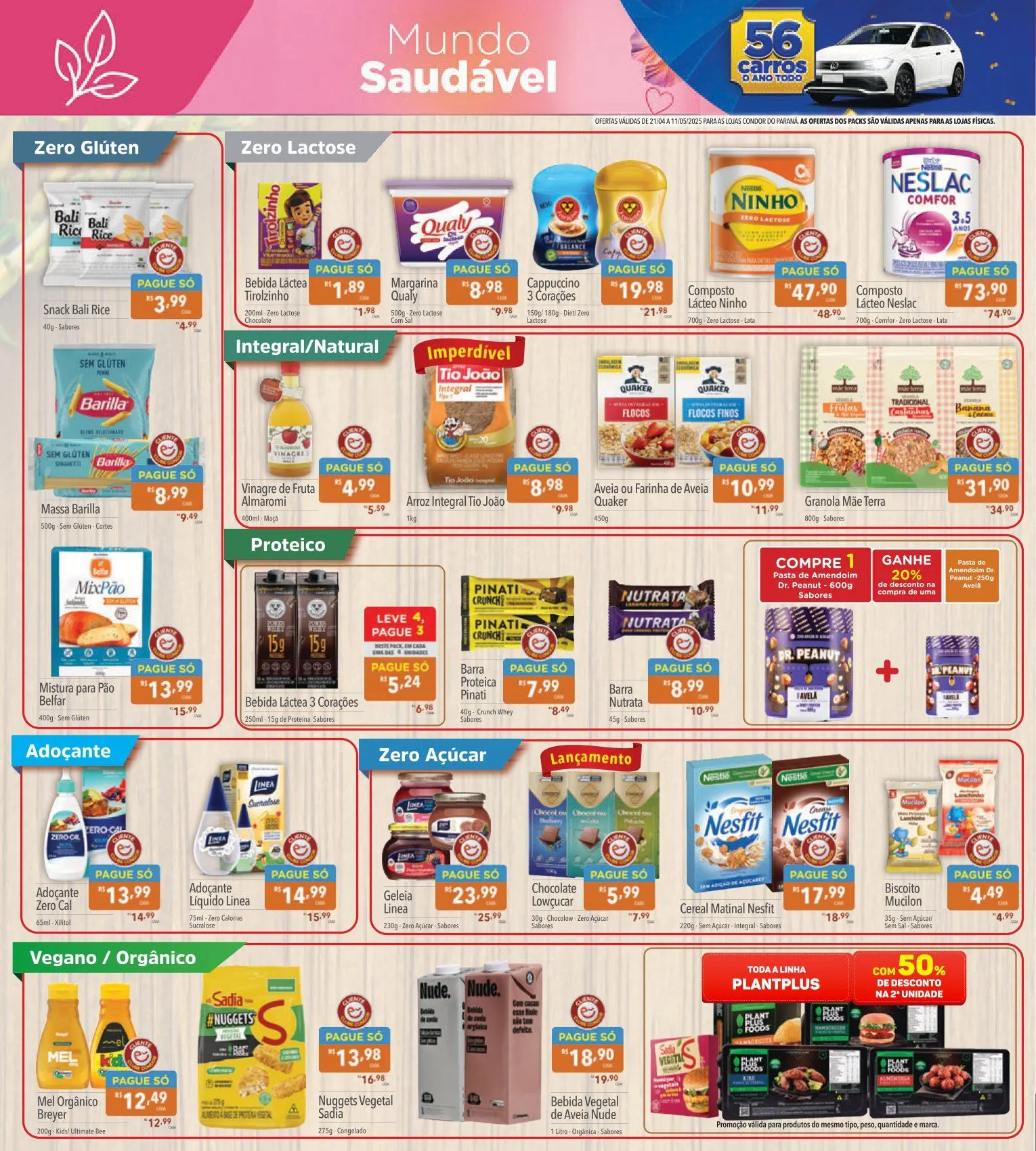 Encarte de Folhetos Supermercados Condor 21 de abril até 14 de maio 2025 - Pagina 10