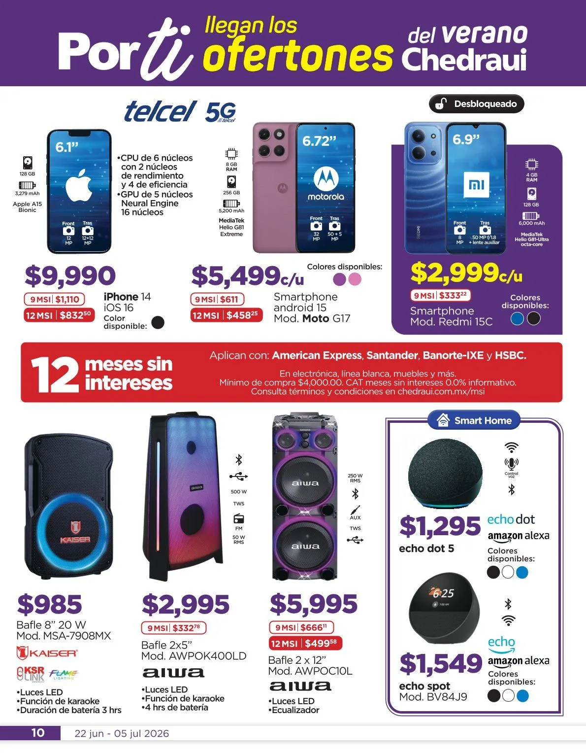 Catálogo de Chedraui Ofertas 22 de junio al 5 de julio 2026 - Pagina 10