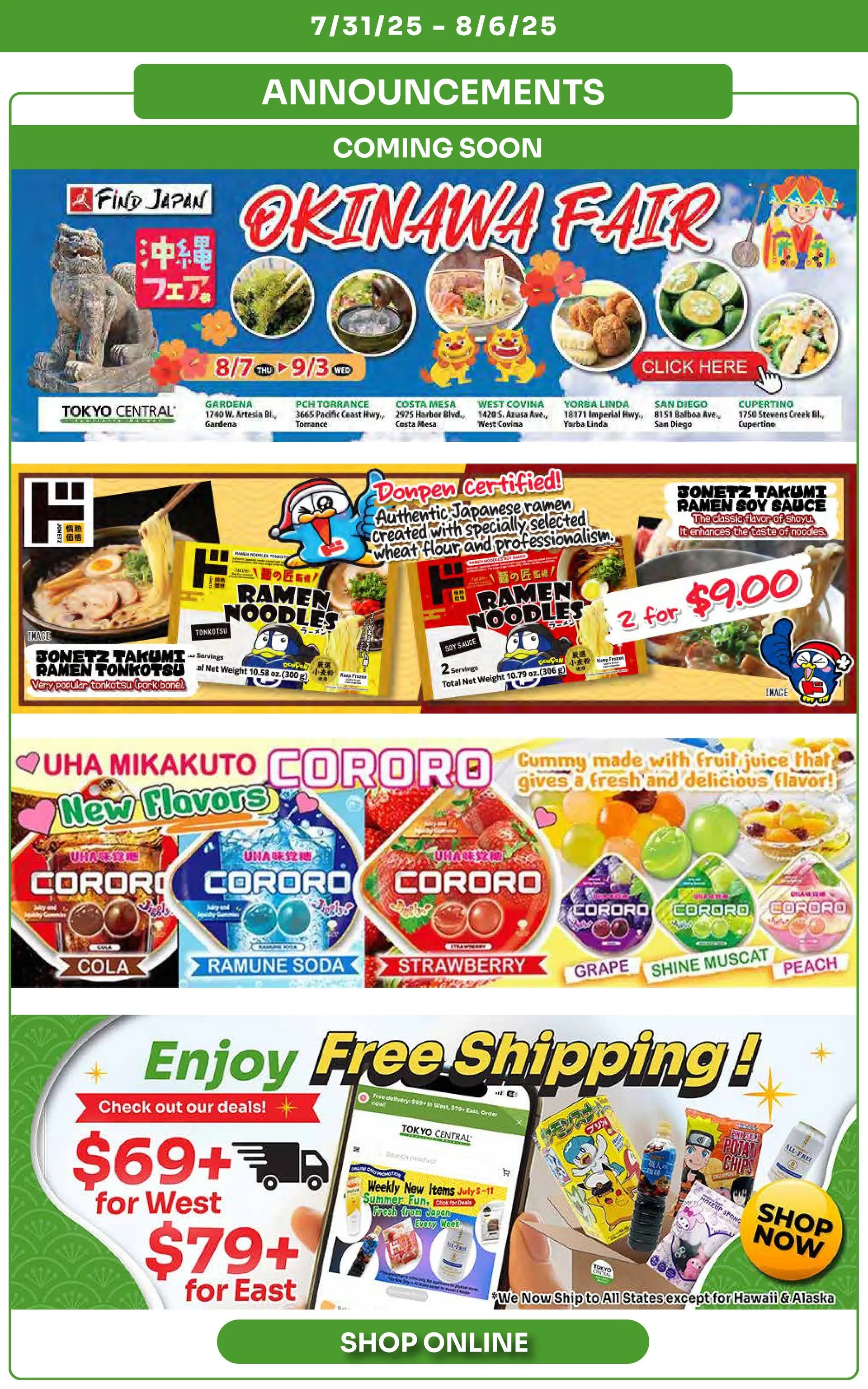 Weekly ad Tokyo Central Specialty Market Sales from July 31 to August 6 2025 - Page 10