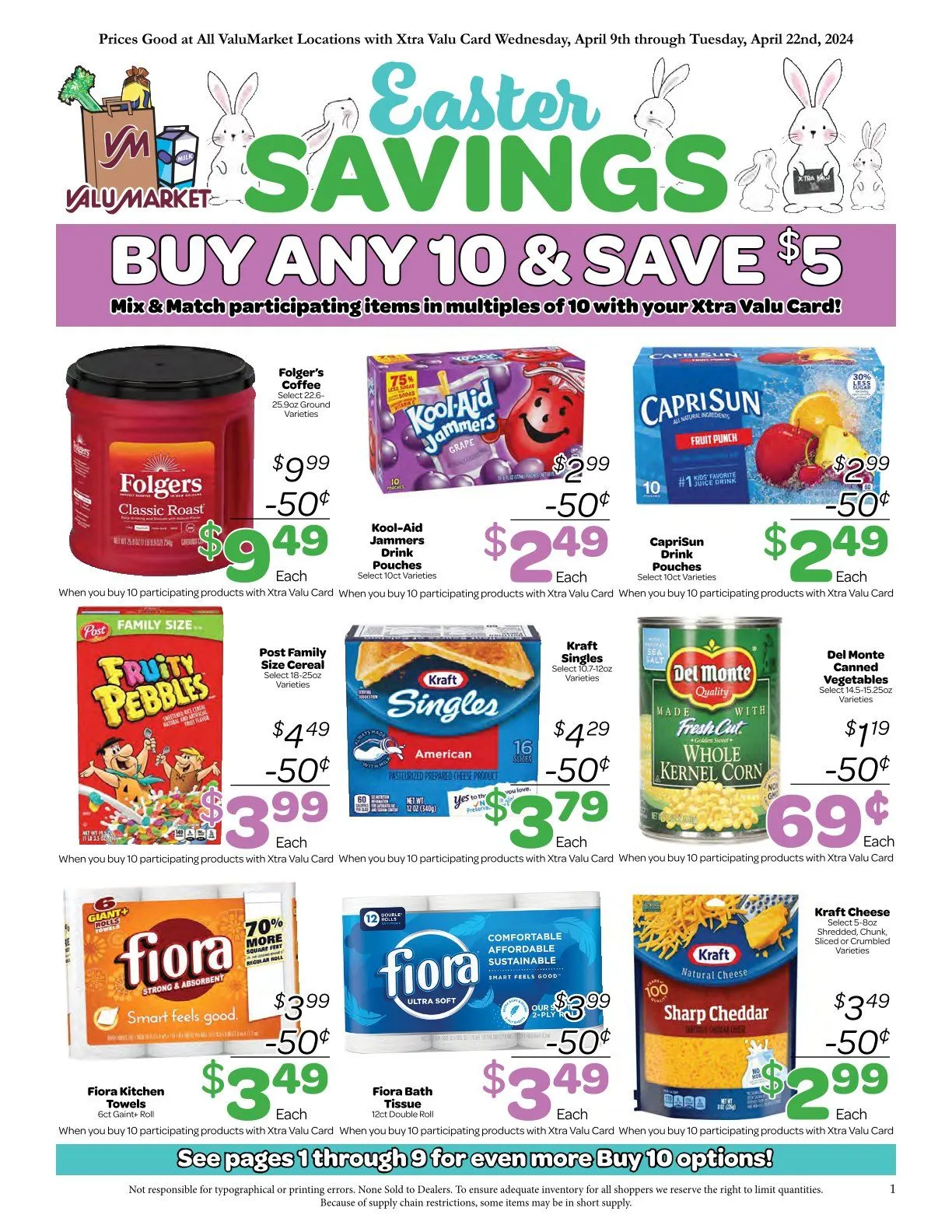 Weekly ad ValuMarket Sales  from April 16 to April 22 2025 - Page 10