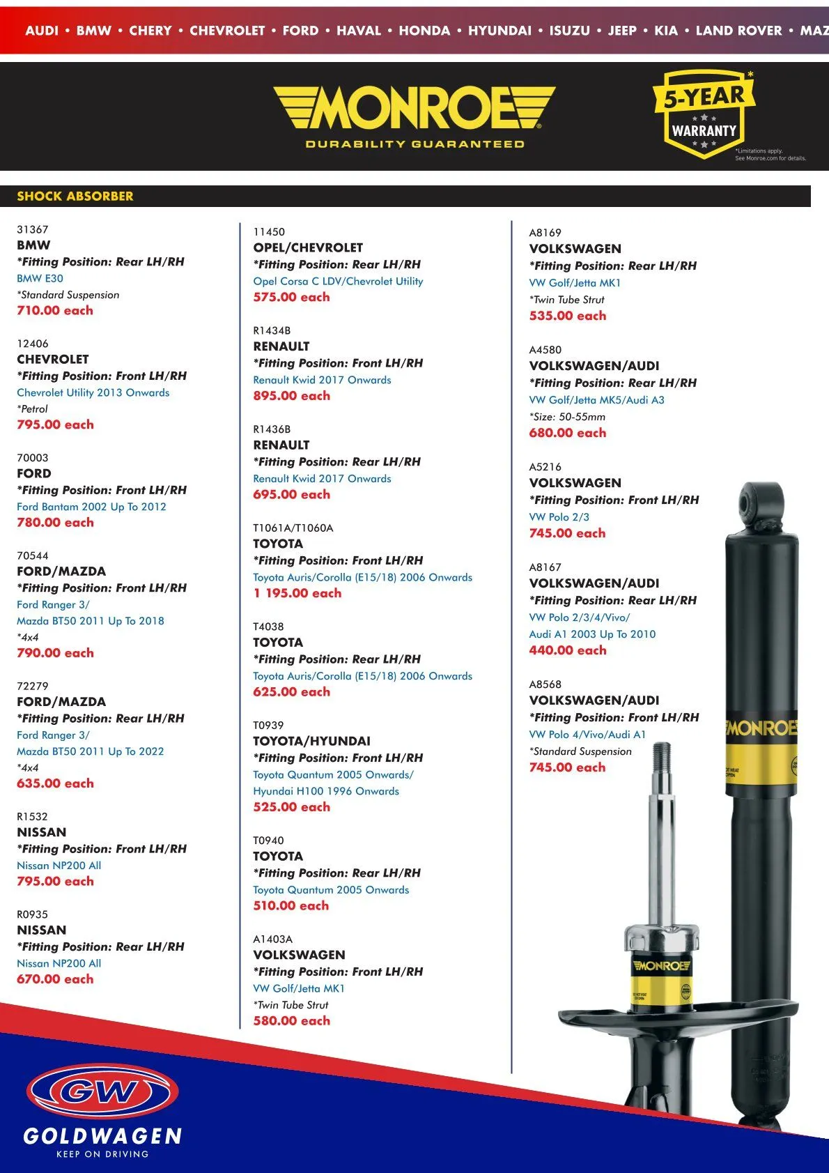 Goldwagen Sales from 1 June to 31 July 2026 - Catalogue Page 10