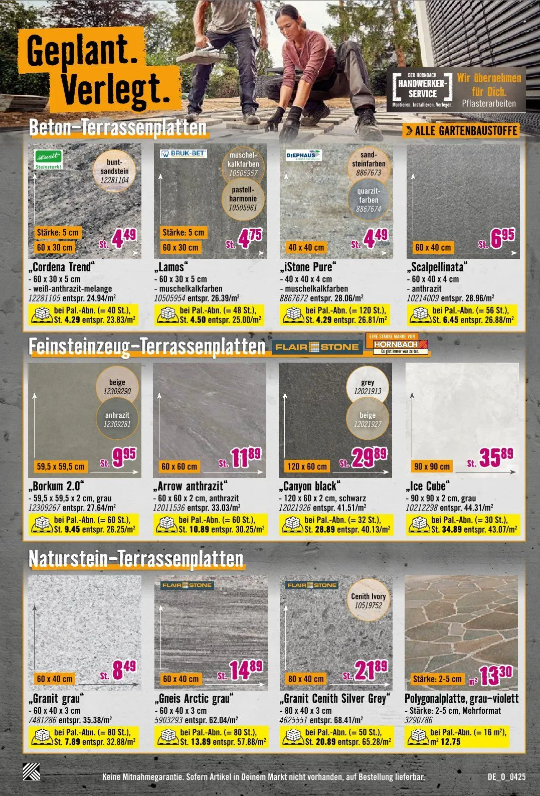 Hornbach Angebote von 10. April bis 7. Mai 2025 - Prospekt seite 10