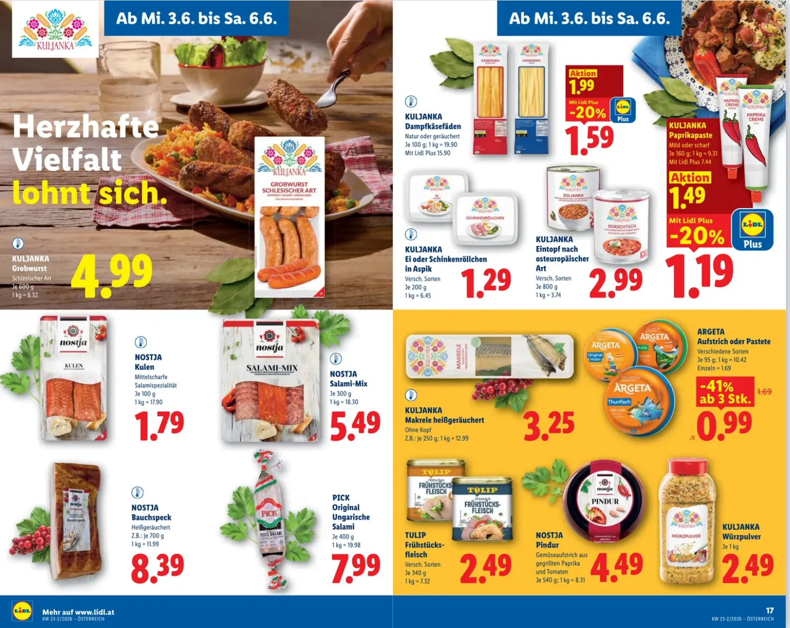 Lidl von 3. Juni bis 6. Juni 2026 - Flugblätt seite 10
