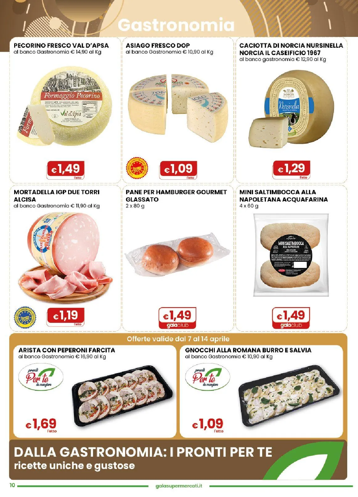Volantini Gala Supermercati da 7 aprile a 21 aprile di 2026 - Pagina del volantino 10
