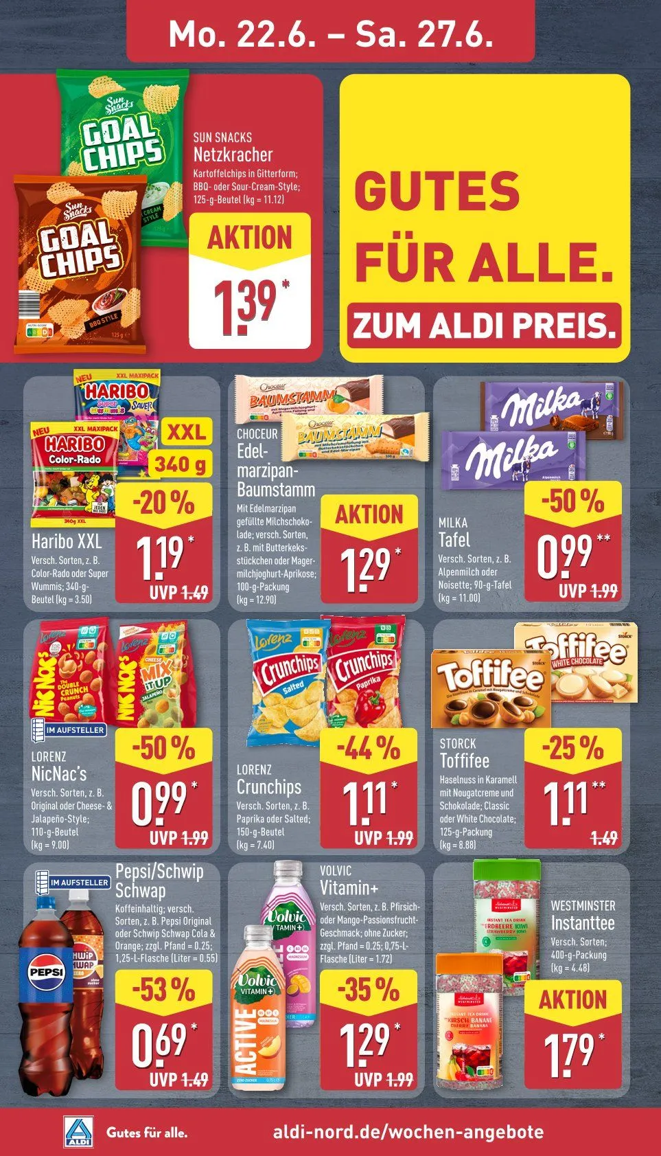 ALDI Nord Prospekte von 22. Juni bis 27. Juni 2026 - Prospekt seite 10