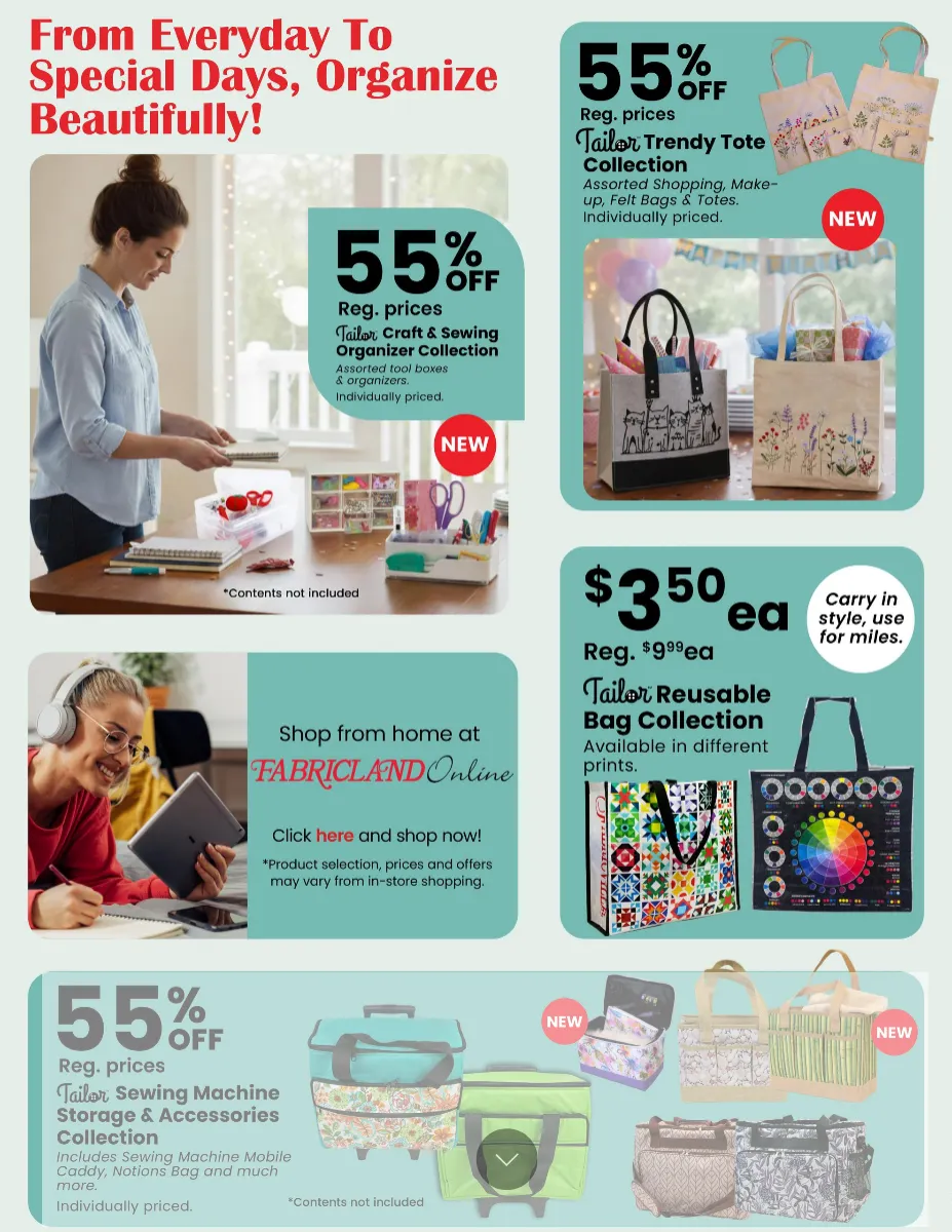 Fabricland Sales from April 1 to April 30 2026 - flyer page 10