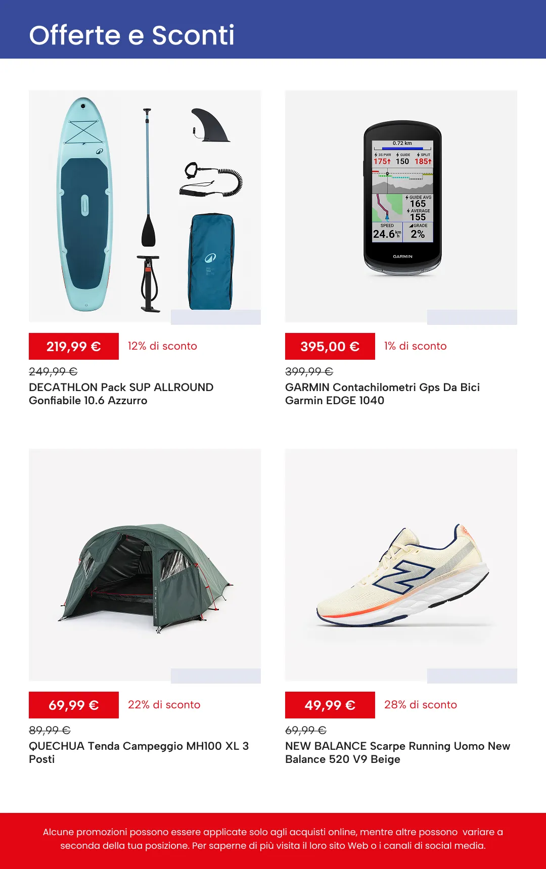 Decathlon Volantino da 31 marzo a 20 aprile di 2026 - Pagina del volantino 10