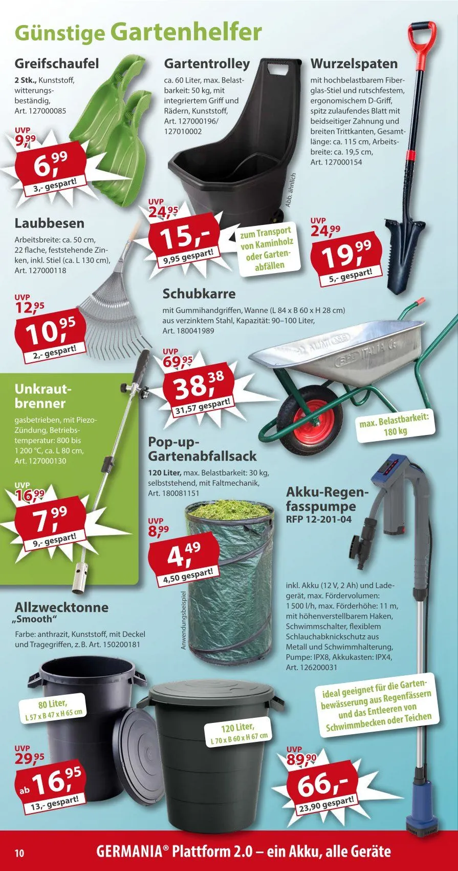 Sonderpreis-Baumarkt Prospekte von 21. März bis 27. März 2026 - Prospekt seite 10