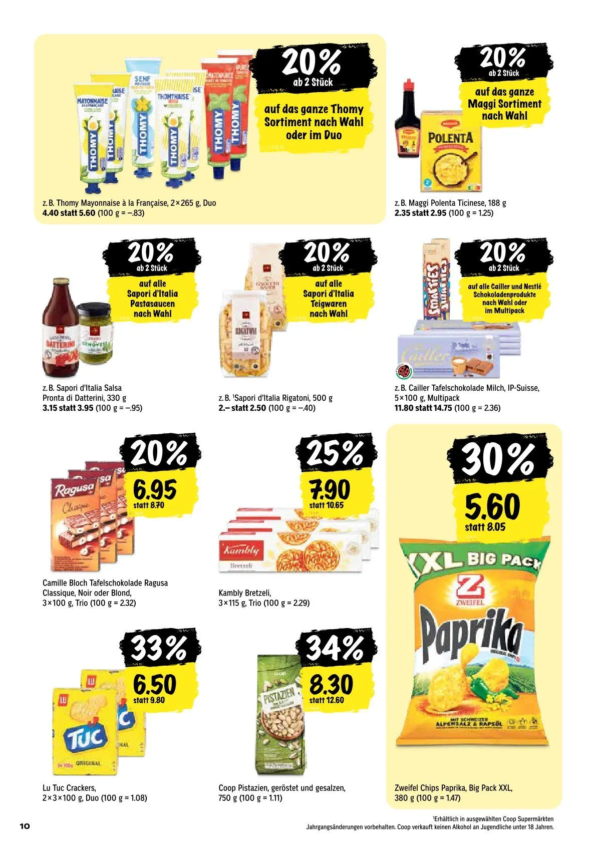 Coop Katalog von 20. Februar bis 26. Februar 2025 - Prospekt seite  10