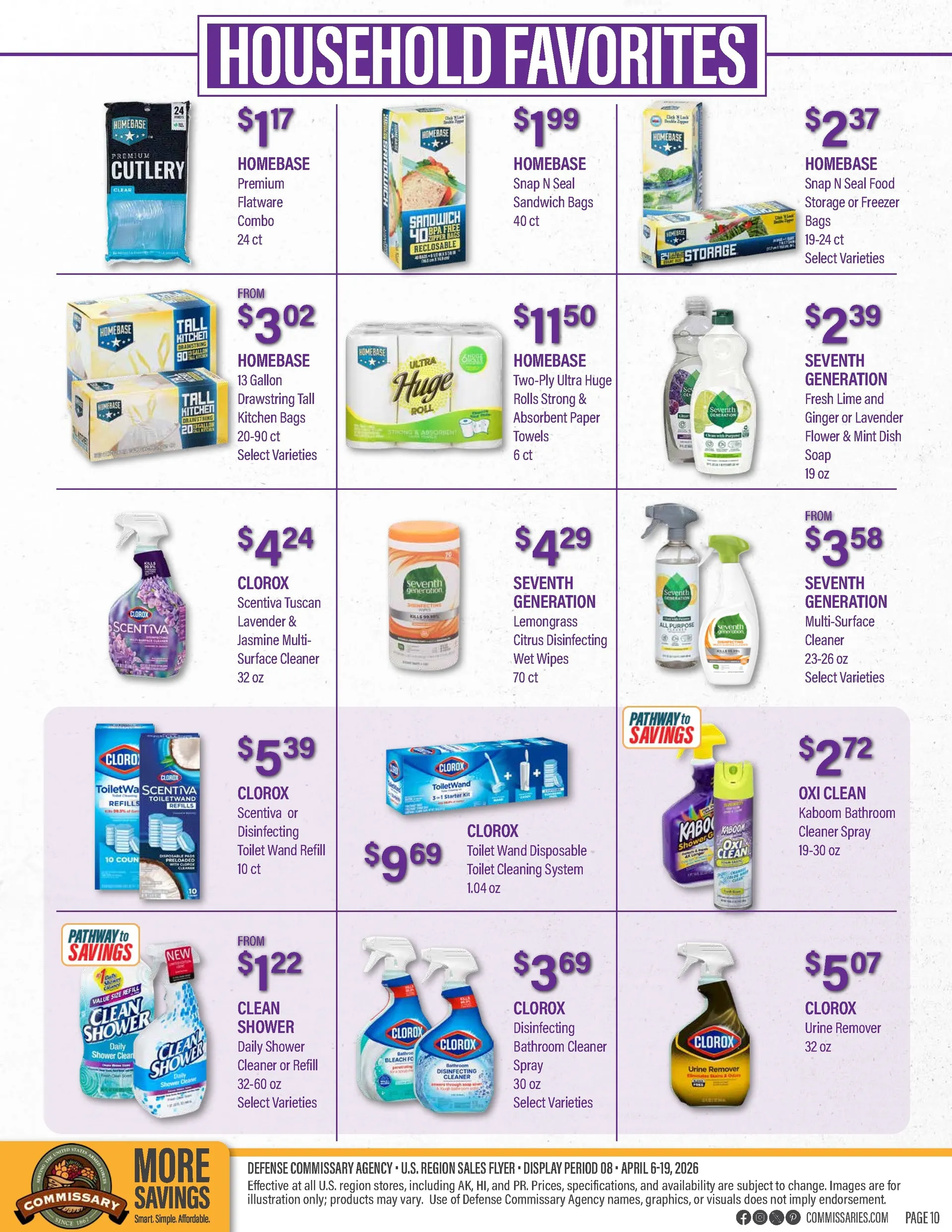 Weekly promotion  Commissary Sales spanning from April 6 to April 19 2026 - Page 10 for Catalogue 365