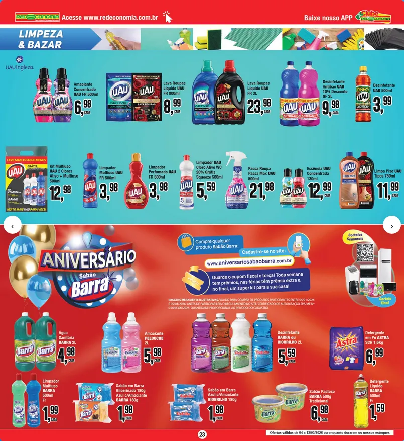 Encarte de Folhetos Redeconomia 5 de março até 6 de março 2026 - Pagina 10