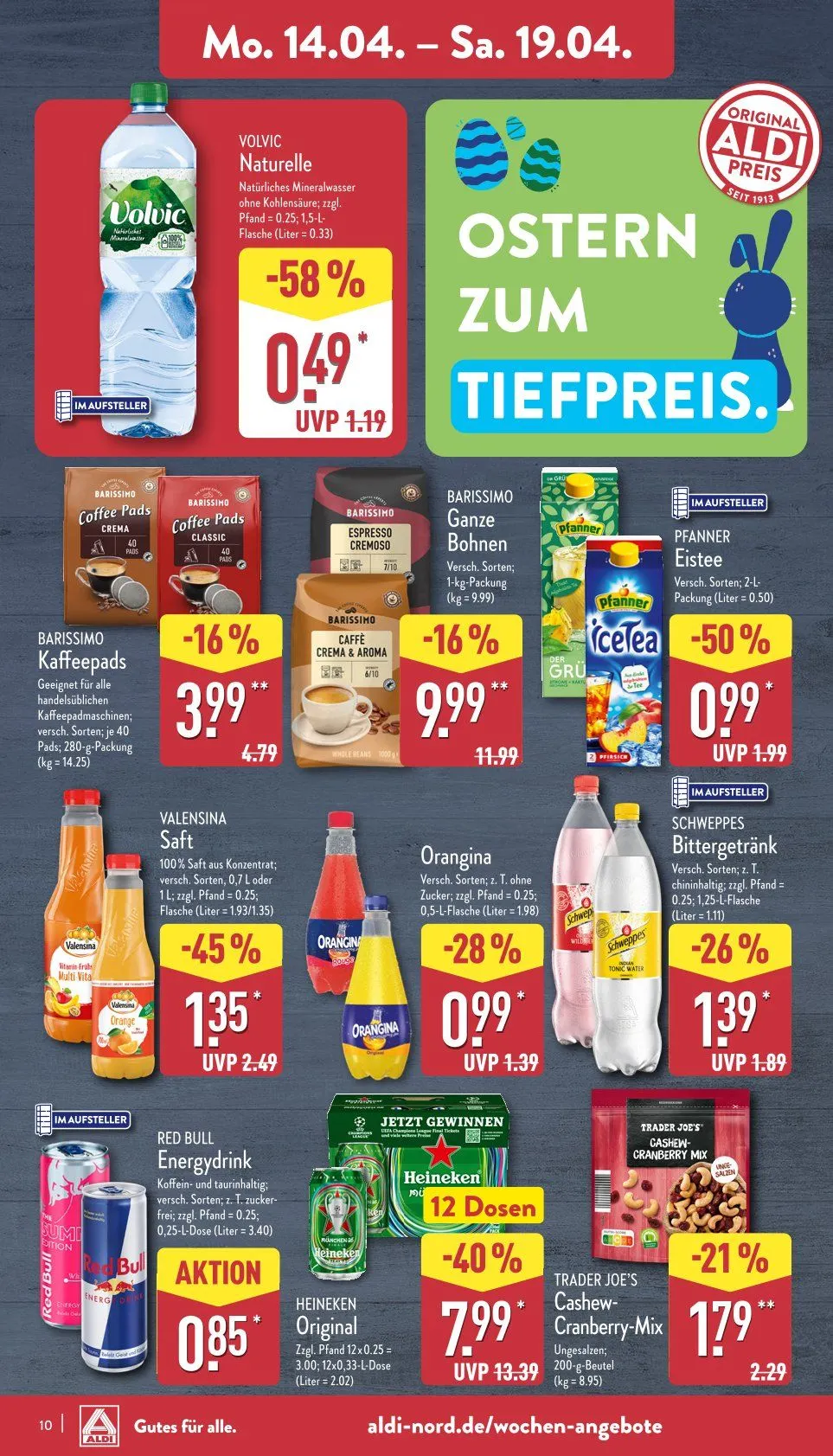 ALDI Aktuell Angebote von 14. April bis 19. April 2025 - Prospekt seite 10