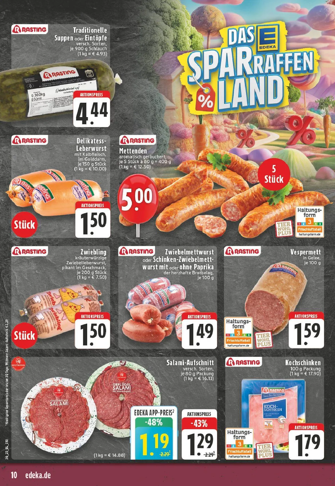 Edeka Prospekte von 1. September bis 6. September 2025 - Prospekt seite 10