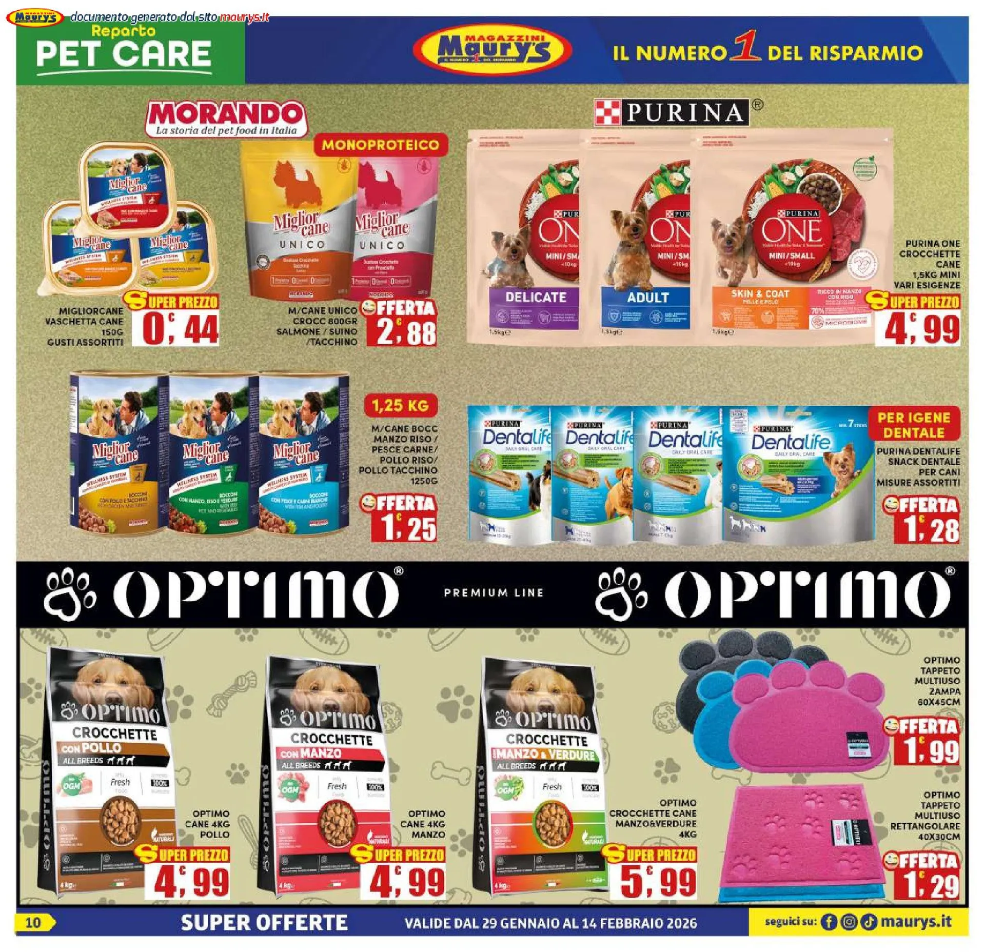 Maury's Volantino da 29 gennaio a 14 febbraio di 2026 - Pagina del volantino 10