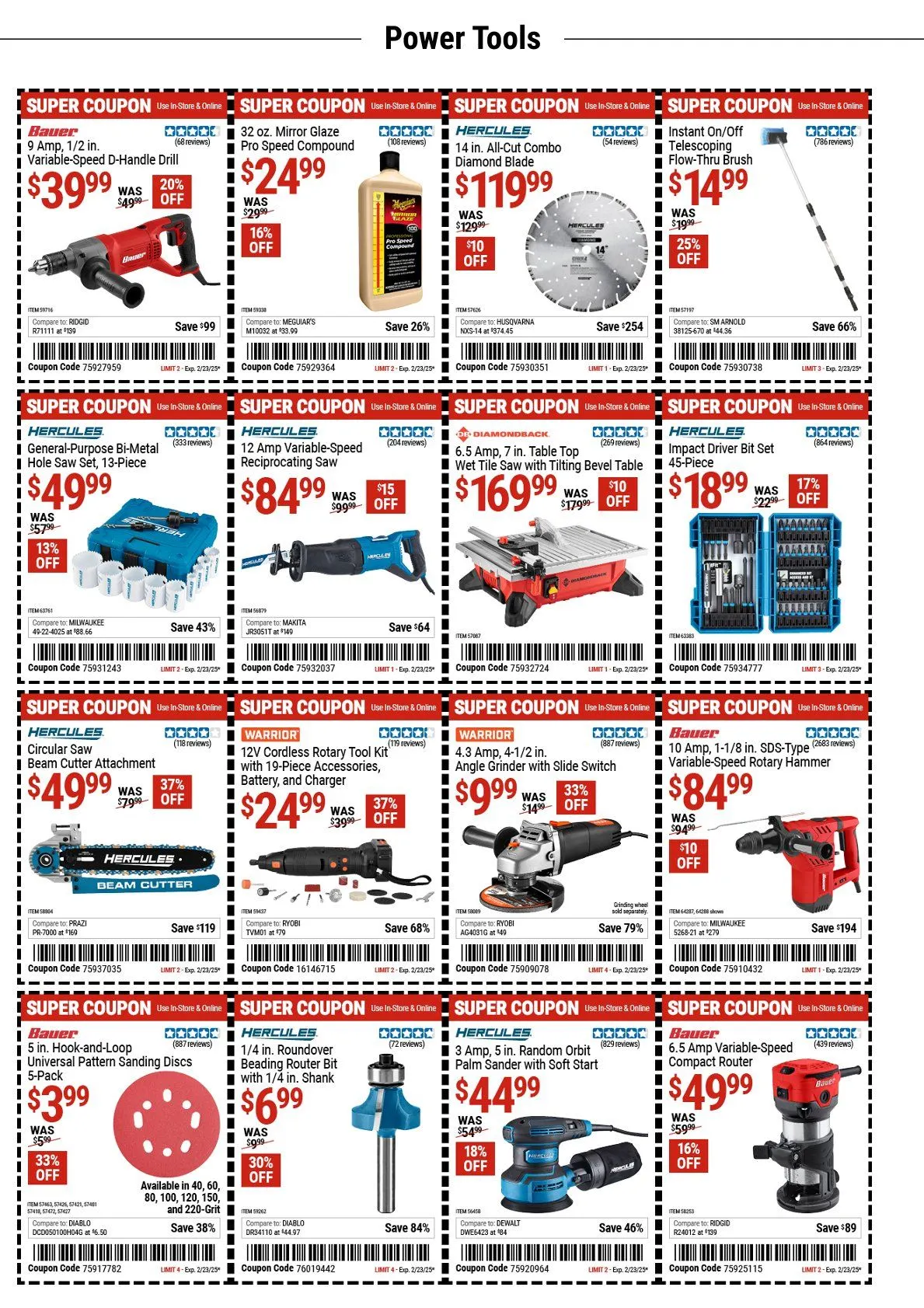 Weekly ad Harbor Freight weekly ads from February 14 to February 26 2025 - Page 10