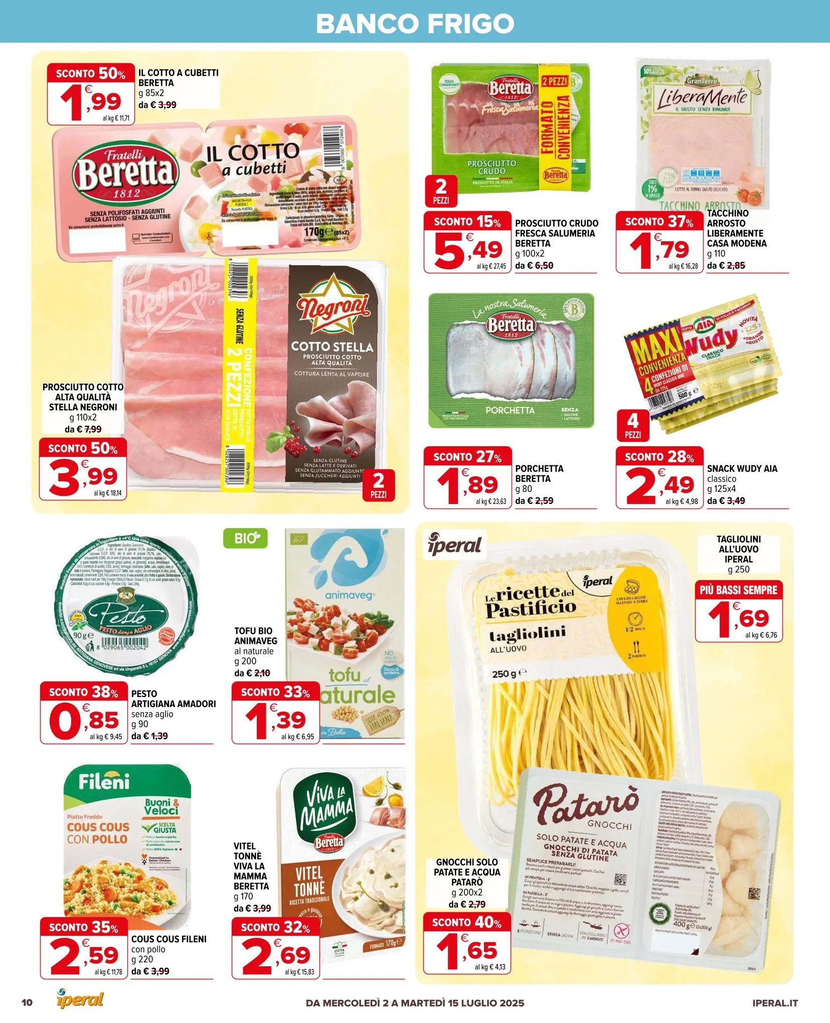 Offerta speciale di Iperal da 2 luglio a 15 luglio di 2025 - Pagina del volantino 10
