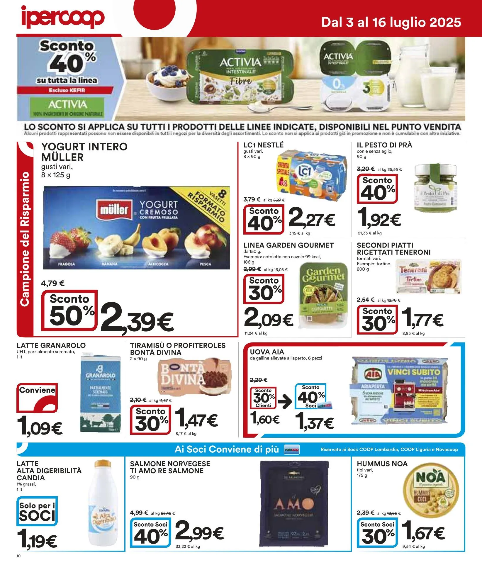 Volantini Ipercoop da 3 luglio a 16 luglio di 2025 - Pagina del volantino 10
