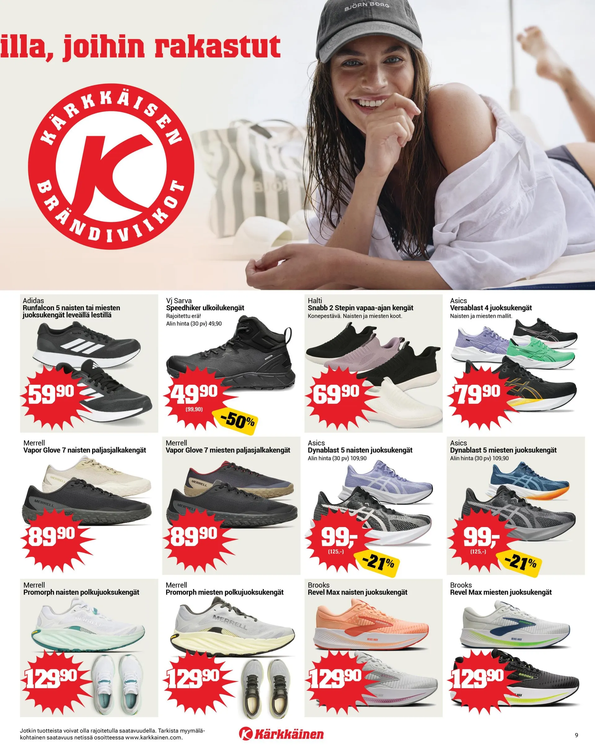  Kaupan Kärkkäinen uusimmat tarjoukset voimassa alkaen 1. maaliskuuta - 31. maaliskuuta 2026 - Tarjouslehti sivu 9