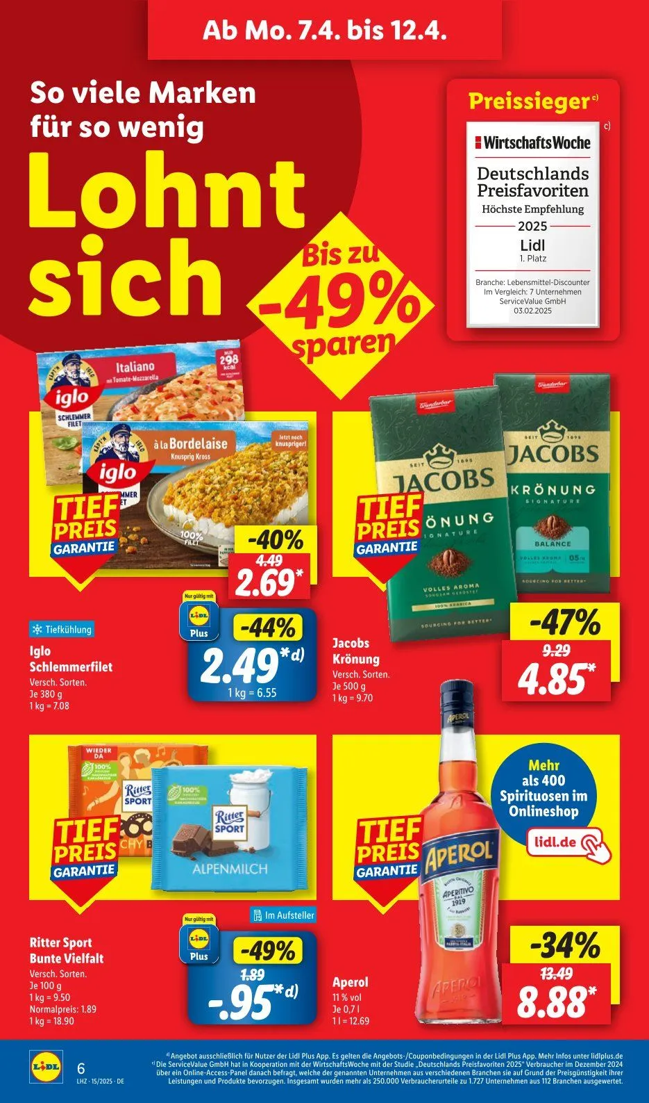 Lidl Prospekt von 7. April bis 12. April 2025 - Prospekt seite 10