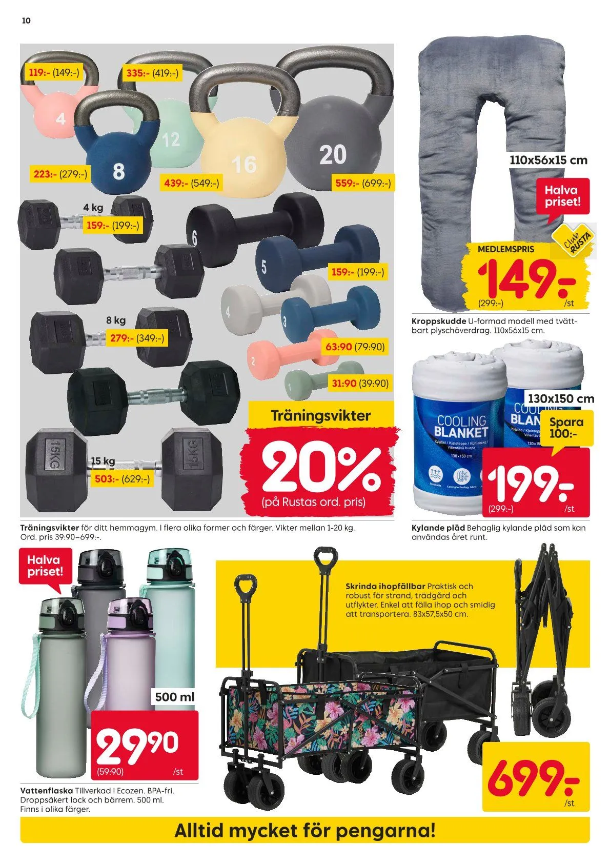 Rusta erbjudanden från 15 juni till 21 juni 2026 - Reklamblad sidor 10
