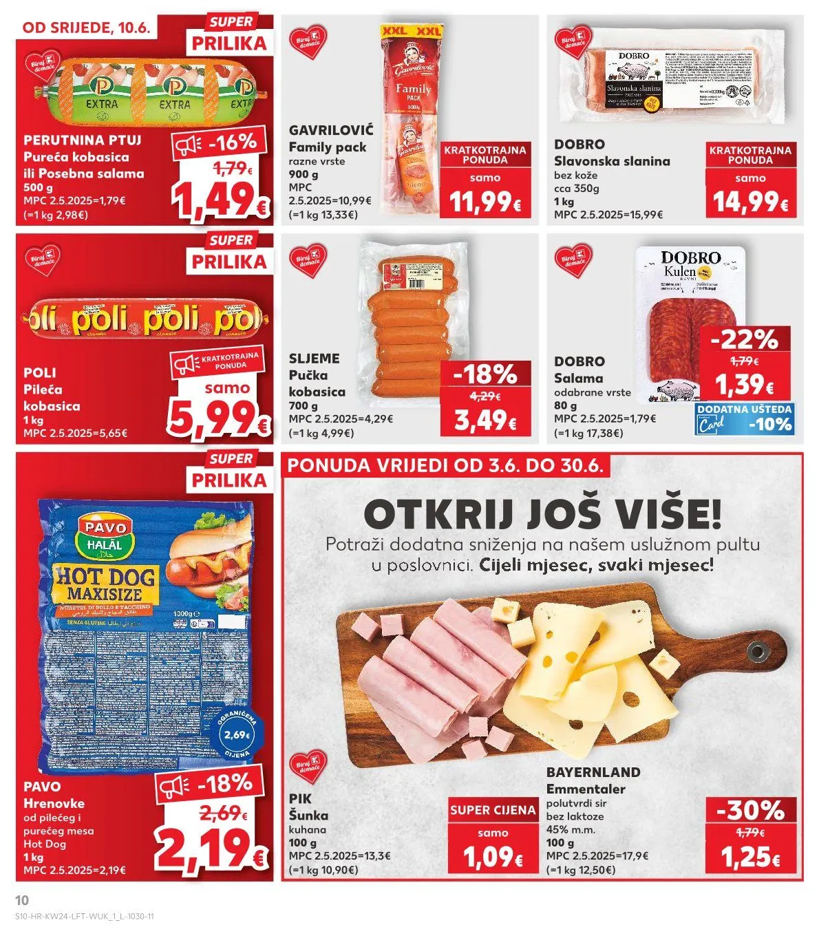 Katalog Kaufland od 10. lipnja do 16. lipnja 2026. - Pregled Stranica 10