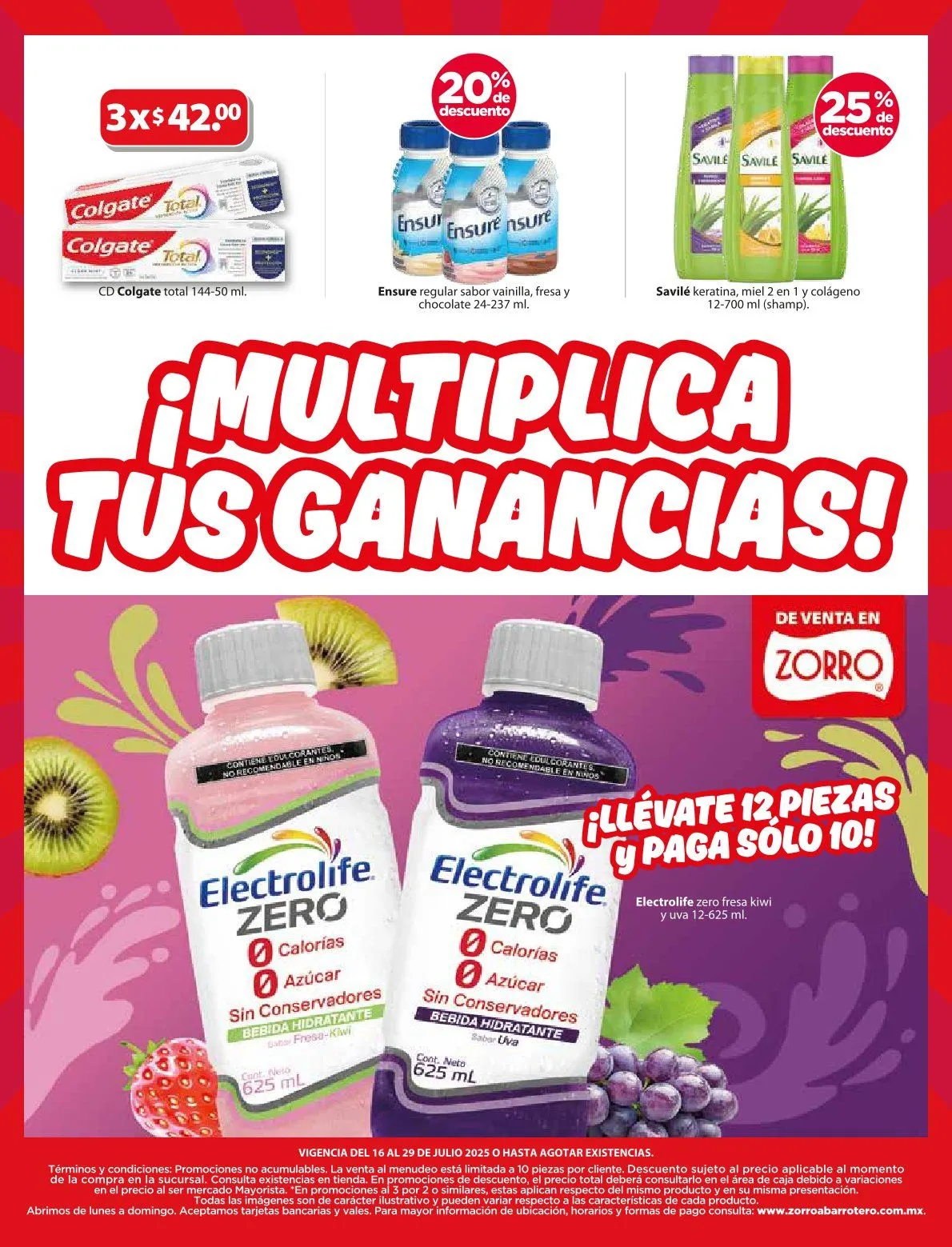 Catálogo de Zorro Ofertas 17 de julio al 24 de julio 2025 - Pagina 10