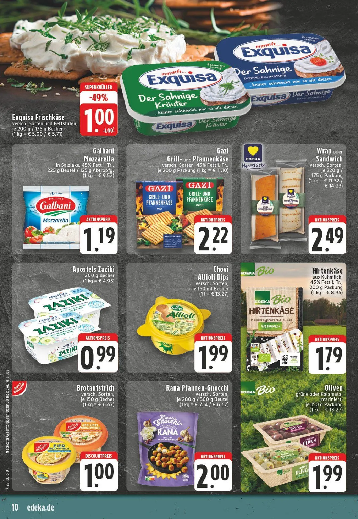 Edeka Prospekt von 21. April bis 26. April 2025 - Prospekt seite 10