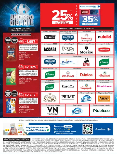 Ofertas de  Ofertas Carrefour  27 de enero al 2 de febrero 2026 - Página 10 del catálogo