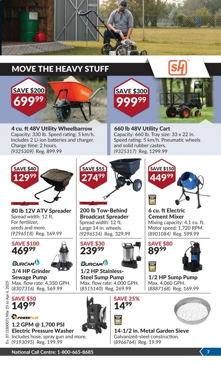 Princess Auto Sales from March 25 to April 6 2025 - flyer page 10