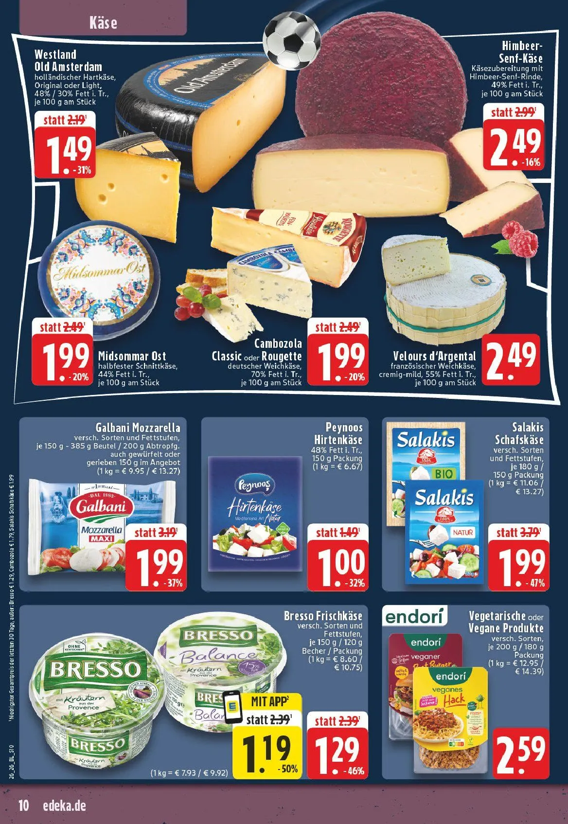 Edeka Angebote von 22. Juni bis 27. Juni 2026 - Prospekt seite 10