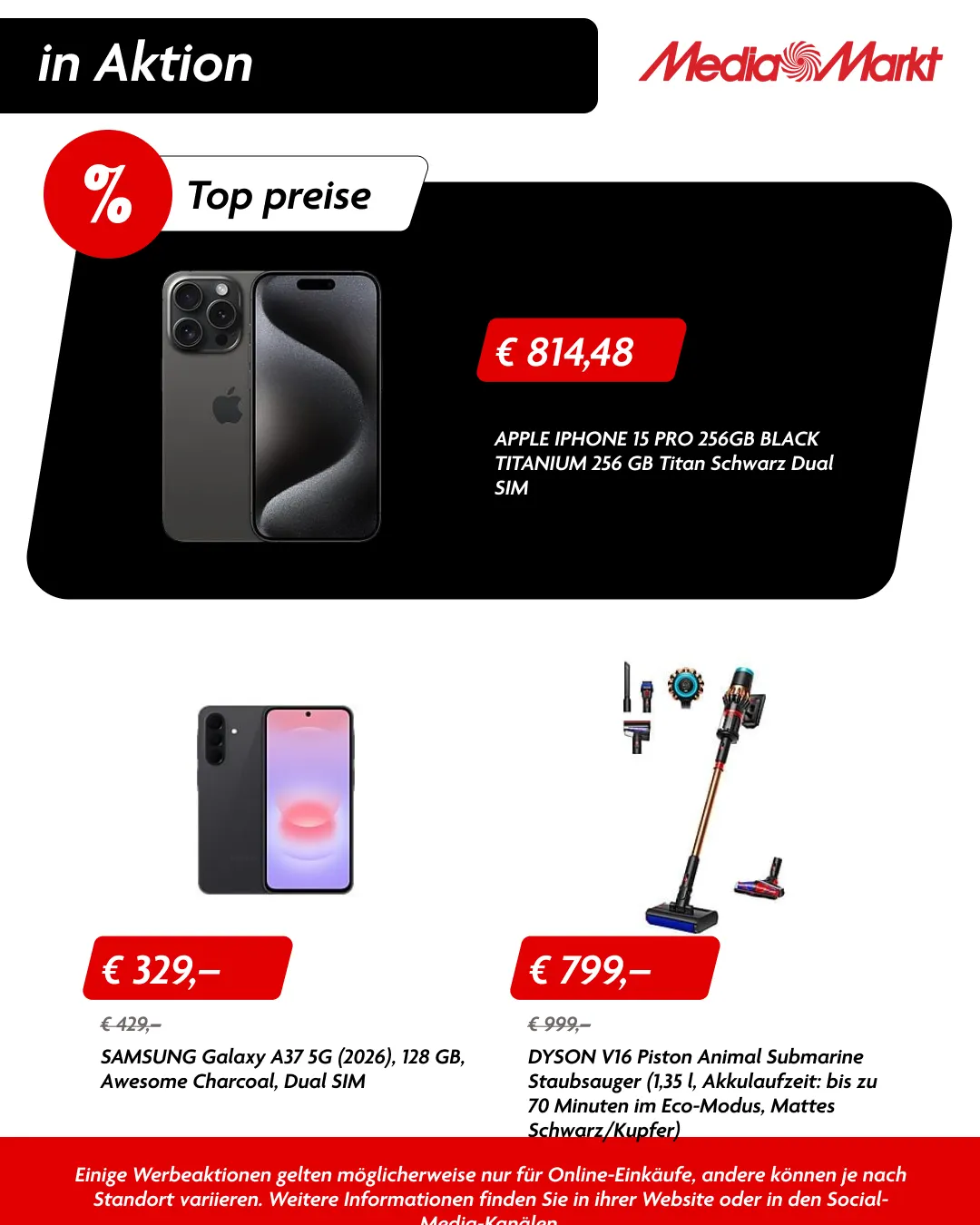 Mediamarkt von 20. Juli bis 8. August 2026 - Flugblätt seite 10