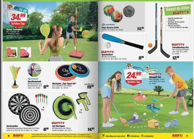 ROFU Kinderland Prospekte von 27. April bis 30. August 2025 - Prospekt seite 9