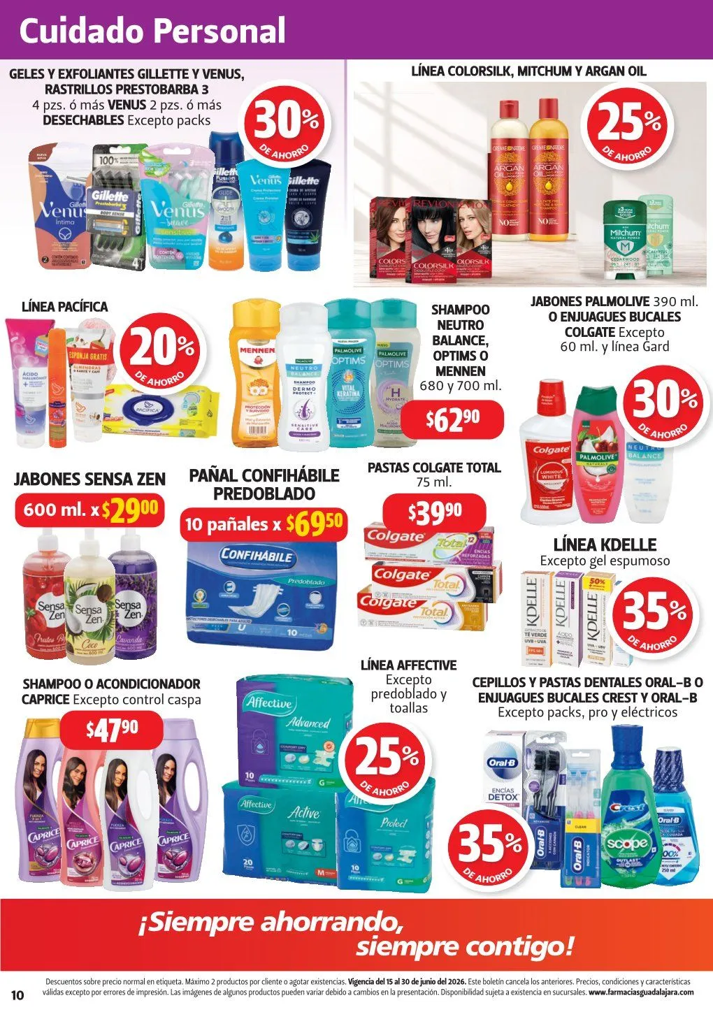 Catálogo de  Farmacia Guadalajara Ofertas 15 de junio al 30 de junio 2026 - Pagina 10