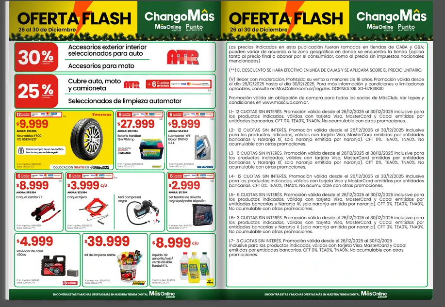 Ofertas de  Ofertas Changomas 26 de diciembre al 30 de diciembre 2025 - Página 10 del catálogo