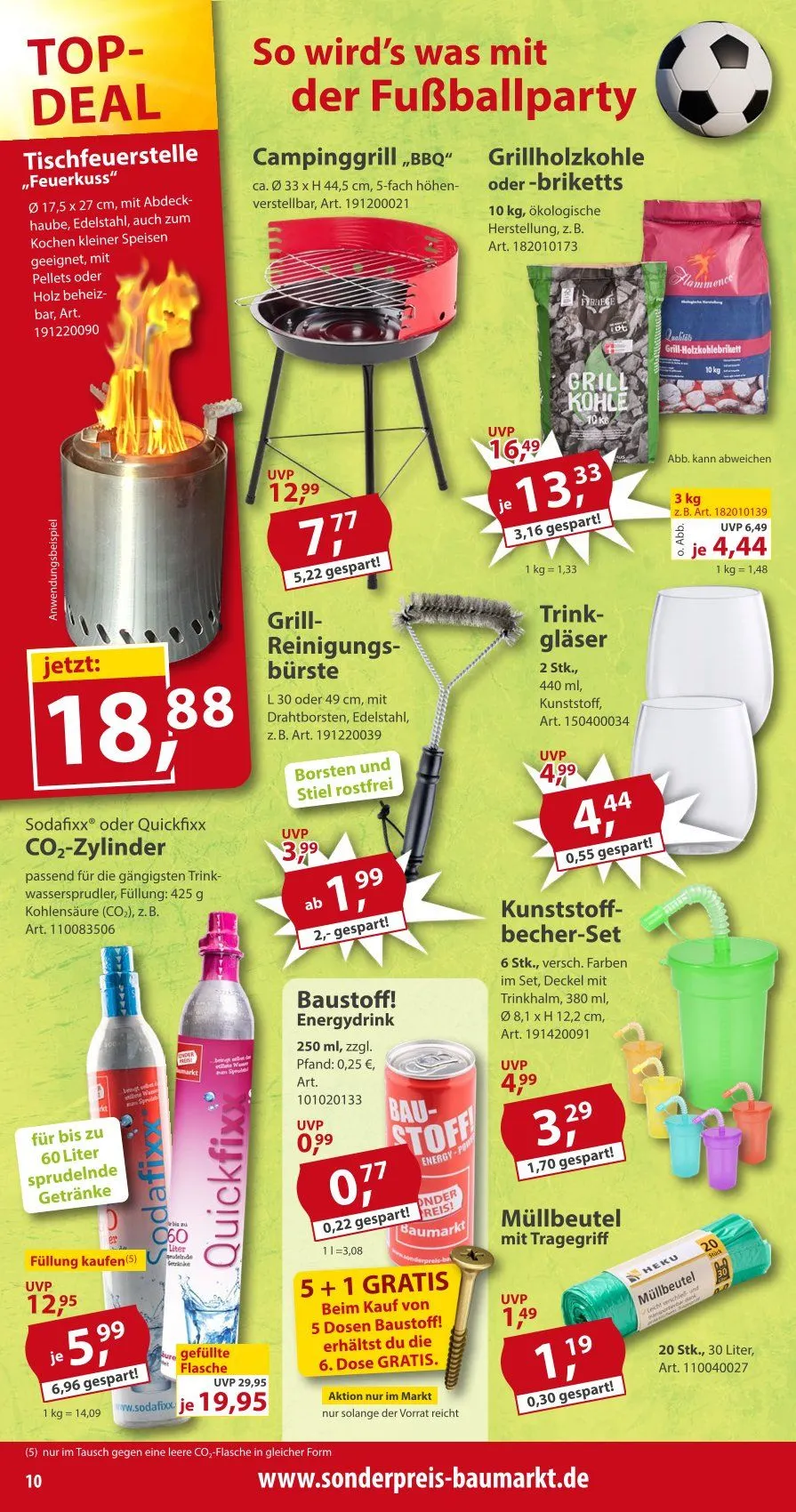 Sonderpreis-Baumarkt Angebote von 30. Mai bis 5. Juni 2026 - Prospekt seite 10