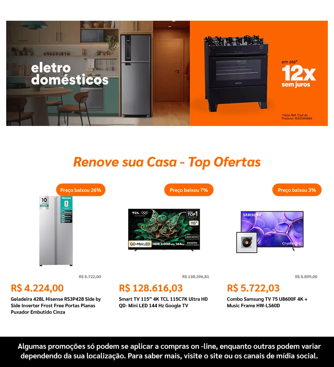 Encarte de Ponto Frio 13 de julho até 1 de agosto 2026 - Pagina 10