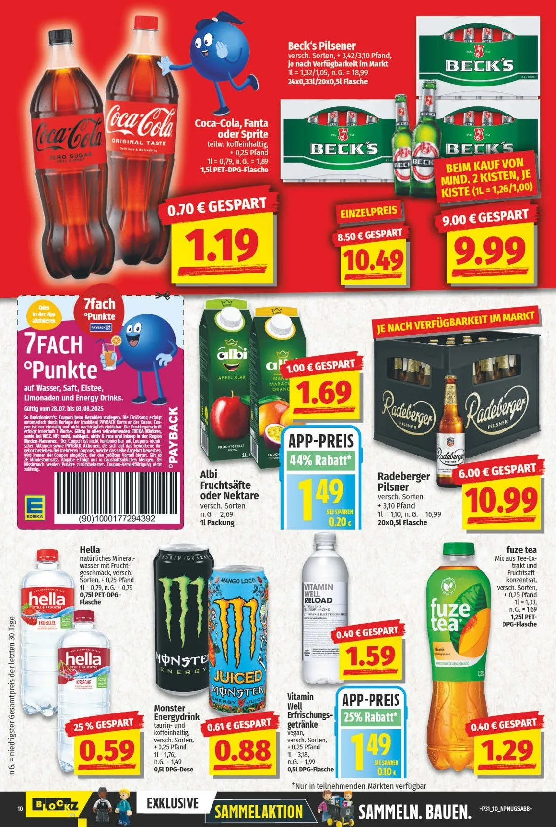  NP Discount Prospekte  von 28. Juli bis 2. August 2025 - Prospekt seite 10